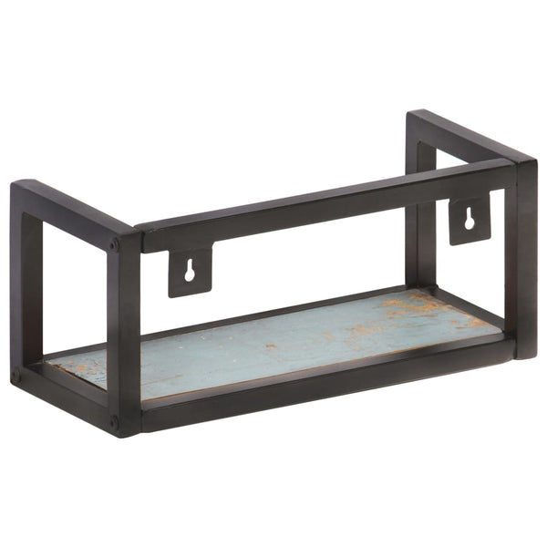 Wandregale 40 cm Altholz Massiv, 2er Set