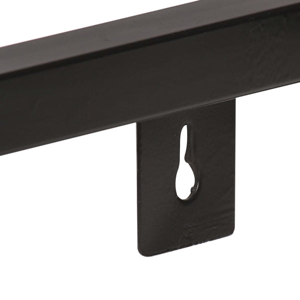 Wandregale 80 cm, 2er Set, Mango Massivholz