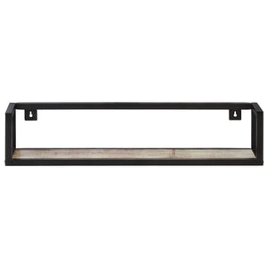 Wandregale 80 cm Altholz 2er Set