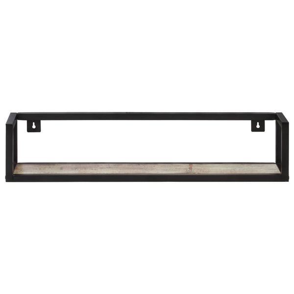 Wandregale 80 cm Altholz 2er Set