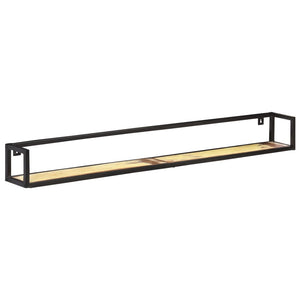 Wandregale 160 cm, 2er Set, Massivholz