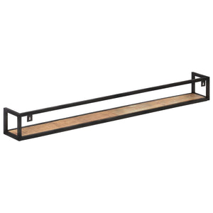 Wandregale 160 cm, 2er Set, Massivholz