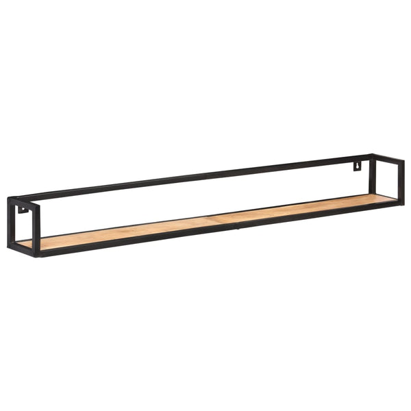 vidaXL Étagères murales 2 pcs 160 cm Bois d'acacia massif