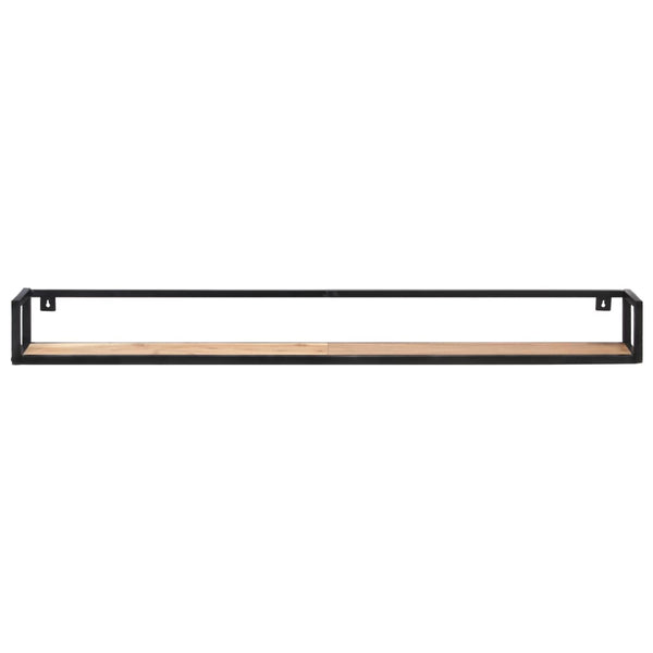 vidaXL Étagères murales 2 pcs 160 cm Bois d'acacia massif