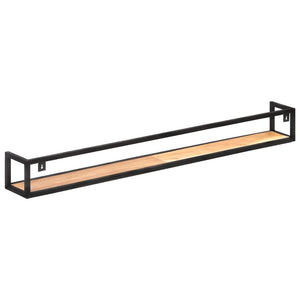 vidaXL Étagères murales 2 pcs 160 cm Bois d'acacia massif
