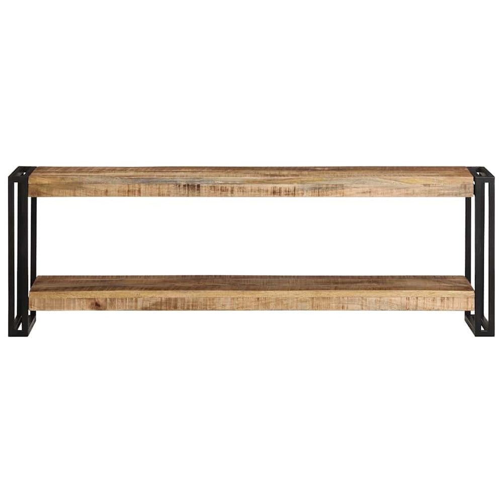vidaXL Meuble TV 120x30x40 cm Bois de manguier brut