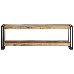 vidaXL Meuble TV 120x30x40 cm Bois de manguier brut