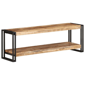 vidaXL Meuble TV 120x30x40 cm Bois de manguier brut