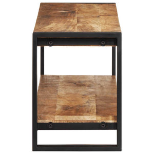 vidaXL Meuble TV 120x30x40 cm Bois de manguier brut