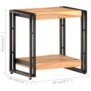 Akazie Beistelltisch 40x30x40 cm