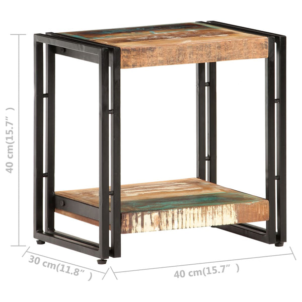 Massiver Altholz Beistelltisch 40x30x40 cm