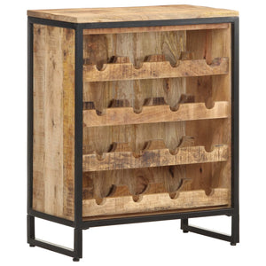 Weinschrank aus Mangoholz, 16 Flaschen