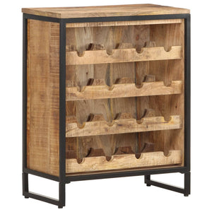 Weinschrank aus Mangoholz, 16 Flaschen