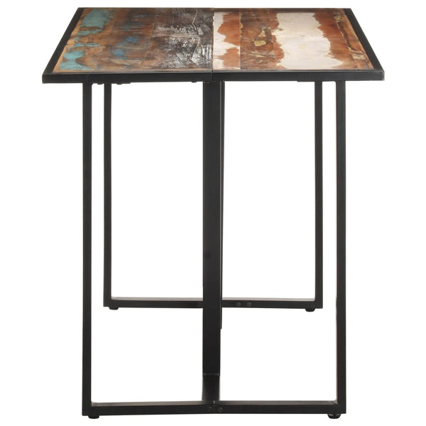 vidaXL Table de salle à manger 140 cm Bois massif recyclé