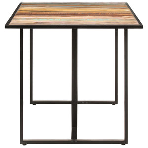 vidaXL Table de salle à manger 160 cm en bois de récupération massif