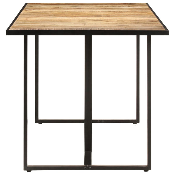 vidaXL Table de salle à manger 200 cm Bois de manguier brut