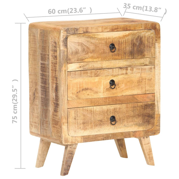 Sideboard aus Mangoholz, 60 cm