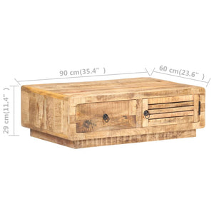 Couchtisch aus Mangoholz, 90x60 cm