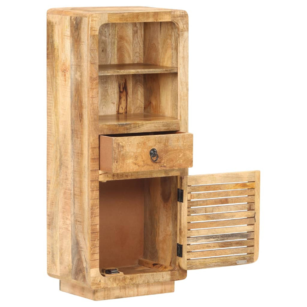 Highboard aus Mangoholz, 45x32x110 cm