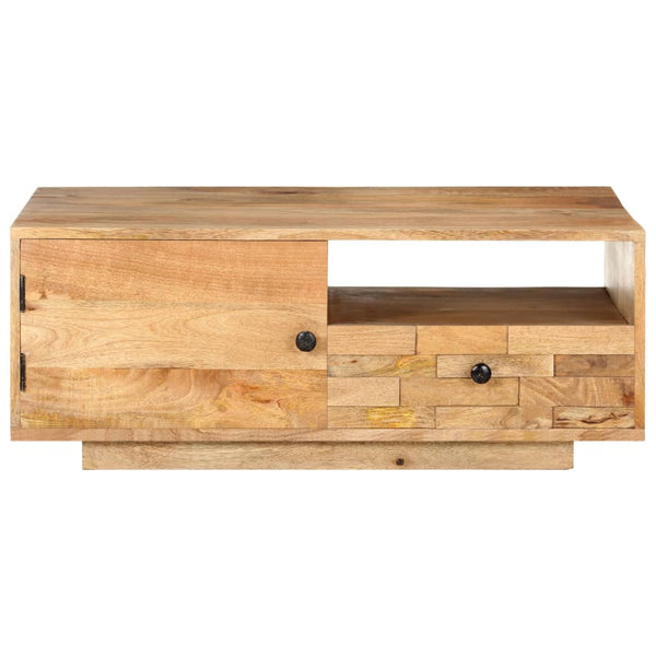 Couchtisch Mango Massivholz 90x50 cm