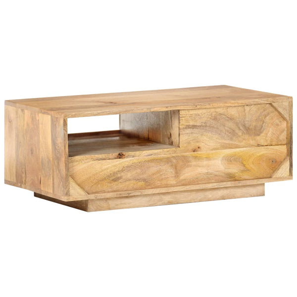 Couchtisch Mango Massivholz 90x50 cm