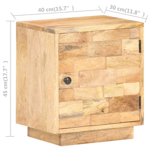 Nachttisch Mango Massivholz 40x30x45 cm