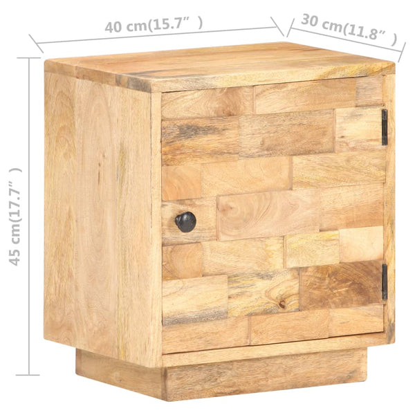 Nachttisch Mango Massivholz 40x30x45 cm
