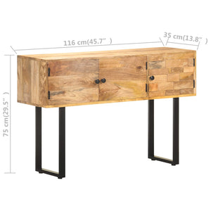 Mango Massivholz Sideboard 116 cm