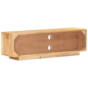vidaXL Meuble TV 116x30x35 cm Bois de manguier massif
