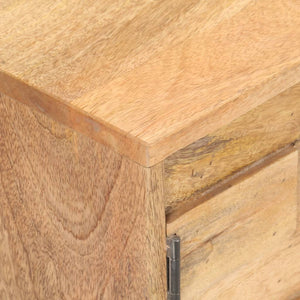 vidaXL Meuble TV 116x30x35 cm Bois de manguier massif