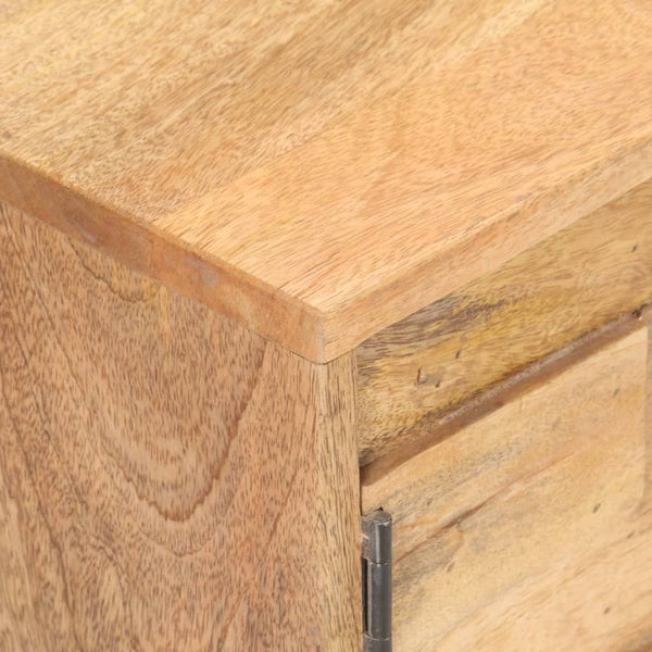 vidaXL Meuble TV 116x30x35 cm Bois de manguier massif