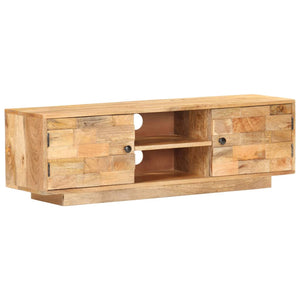 vidaXL Meuble TV 116x30x35 cm Bois de manguier massif
