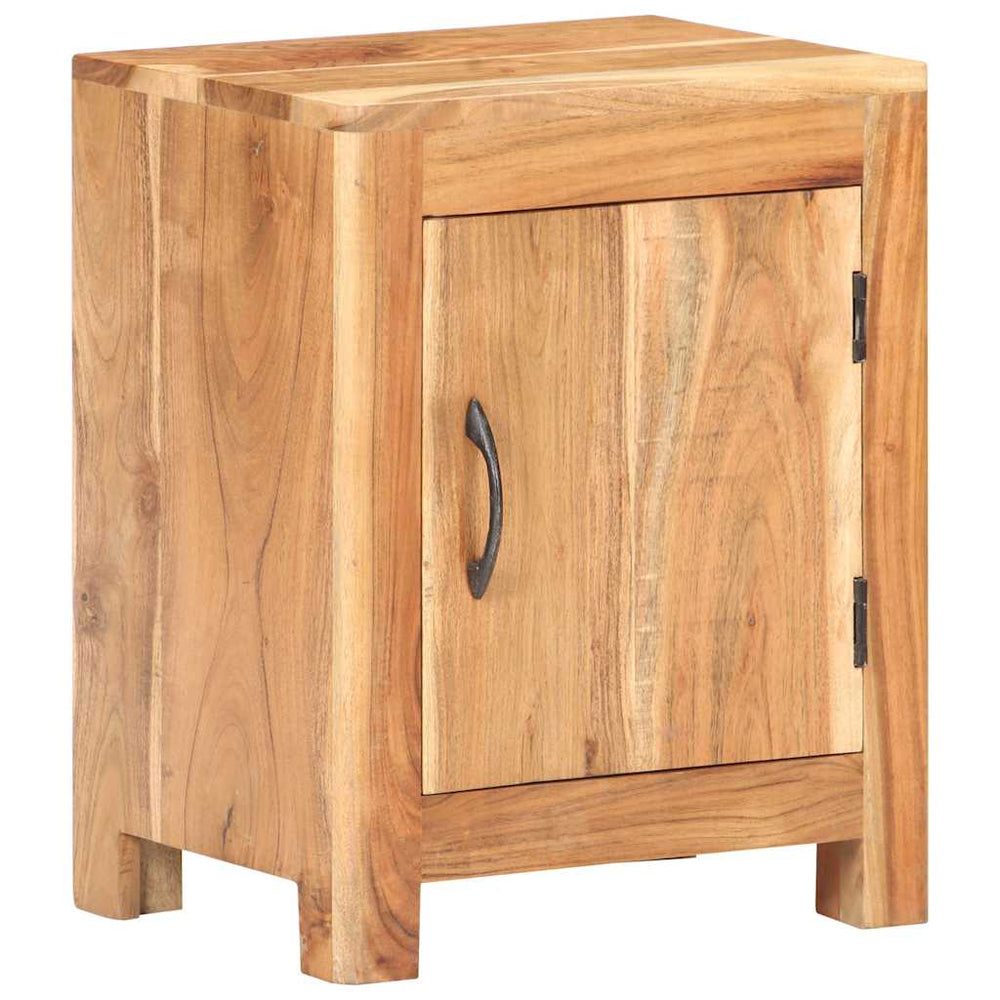 Massivholz Nachttisch Akazie 40x30x50 cm