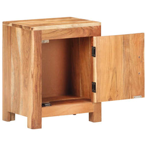 Massivholz Nachttisch Akazie 40x30x50 cm