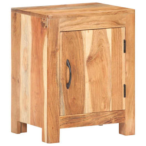 Massivholz Nachttisch Akazie 40x30x50 cm