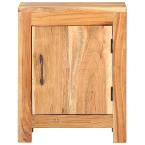 Massivholz Nachttisch Akazie 40x30x50 cm