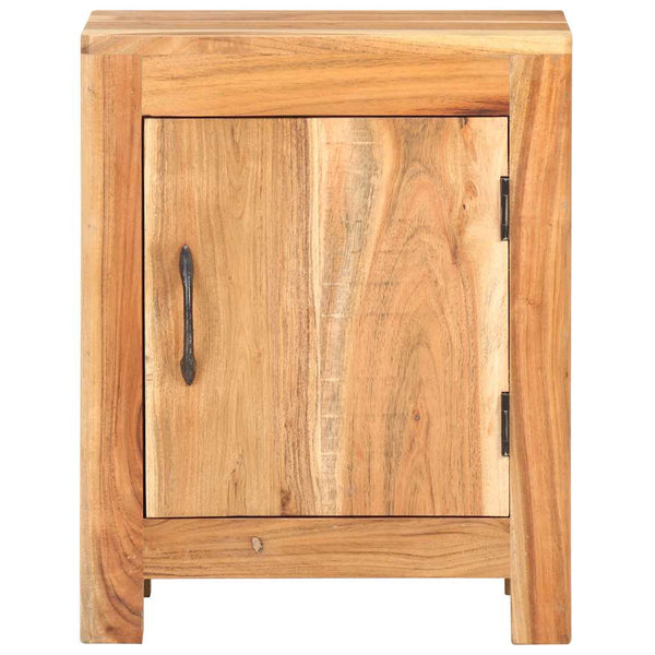Massivholz Nachttisch Akazie 40x30x50 cm