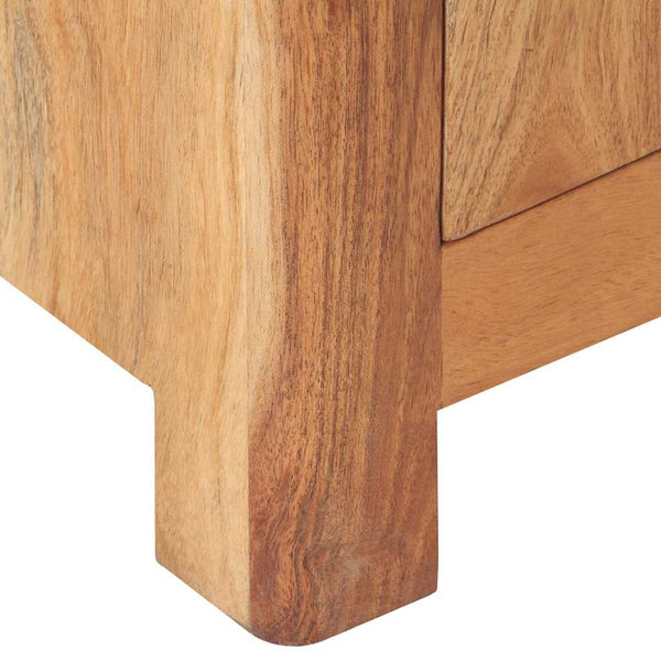 Massivholz Nachttisch Akazie 40x30x50 cm