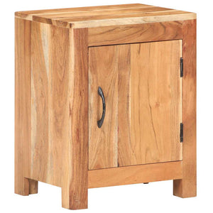 Massivholz Nachttisch Akazie 40x30x50 cm