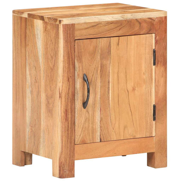 Massivholz Nachttisch Akazie 40x30x50 cm