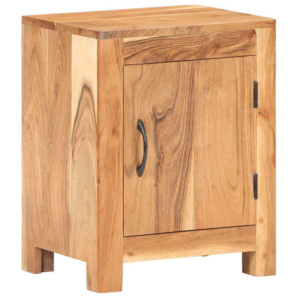 Massivholz Nachttisch Akazie 40x30x50 cm