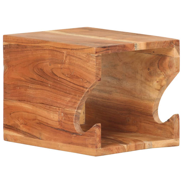 vidaXL Support mural pour vélo 35x25x25 cm en bois d'acacia massif