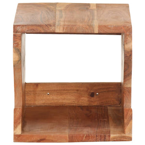 vidaXL Support mural pour vélo 35x25x25 cm en bois d'acacia massif