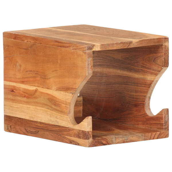 vidaXL Support mural pour vélo 35x25x25 cm en bois d'acacia massif
