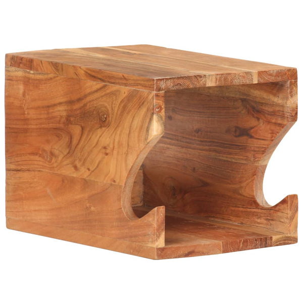 vidaXL Support mural pour vélo 35x25x25 cm en bois d'acacia massif