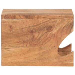 vidaXL Support mural pour vélo 35x25x25 cm en bois d'acacia massif