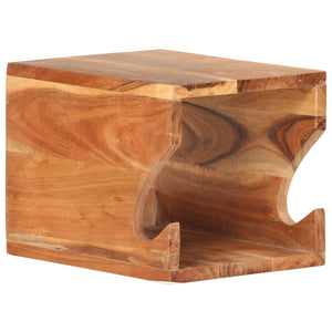 vidaXL Support mural pour vélo 35x25x25 cm en bois d'acacia massif