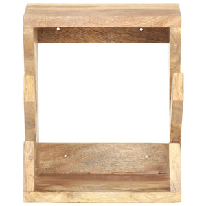 vidaXL Support mural pour skateboard 25x20x30 cm Bois de manguier massif
