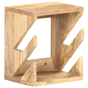 vidaXL Support mural pour skateboard 25x20x30 cm Bois de manguier massif
