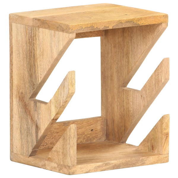 vidaXL Support mural pour skateboard 25x20x30 cm Bois de manguier massif
